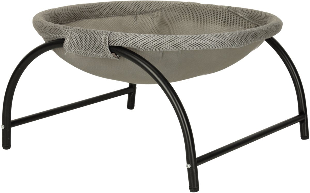 Kattenhangmat op Pootjes – Afmetingen 44 × 33 × 4 cm,Verhoogd Kattenbed Nestvorm – Ademend & Comfortabel – Voor Binnen, Buiten & Reizen