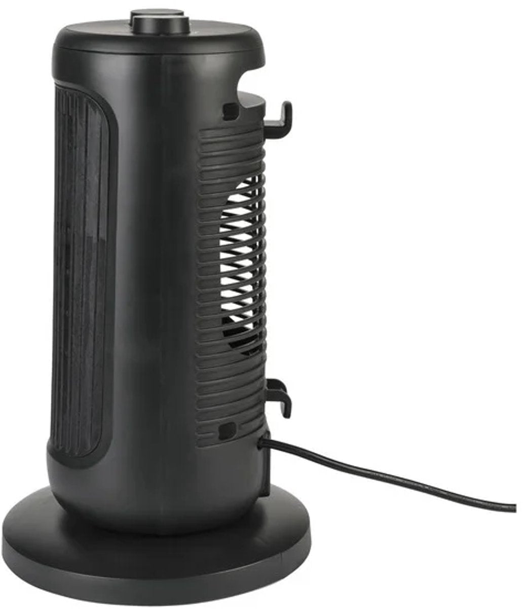 SILVERCREST® Torenventilator 1500 W - 2 Vermogensniveaus - Individueel regelbare temperatuurinstelling - Kantel en oververhittingsbeveiliging voor meer veiligheid - Met kabelopwikkeling