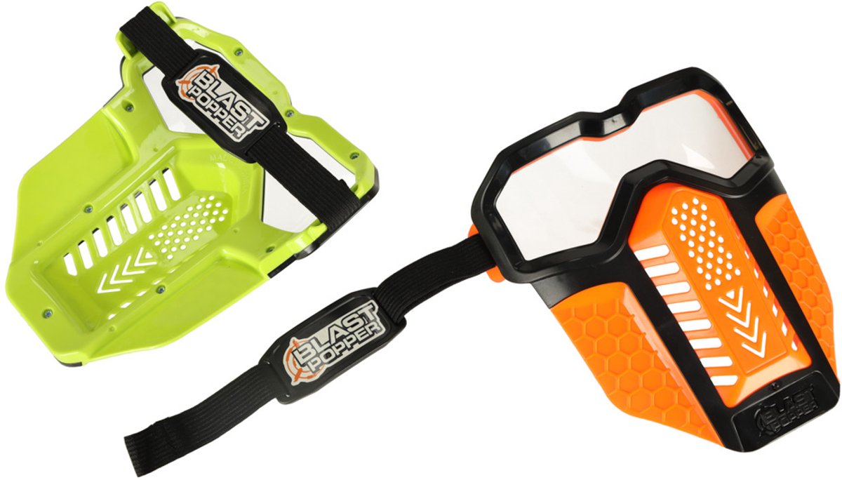 2 Delige Foam Ball Blaster Set voor Kinderen – 48 Foam Balls + 2 Beschermmaskers | Veilig Speelgoed Pistool 6+