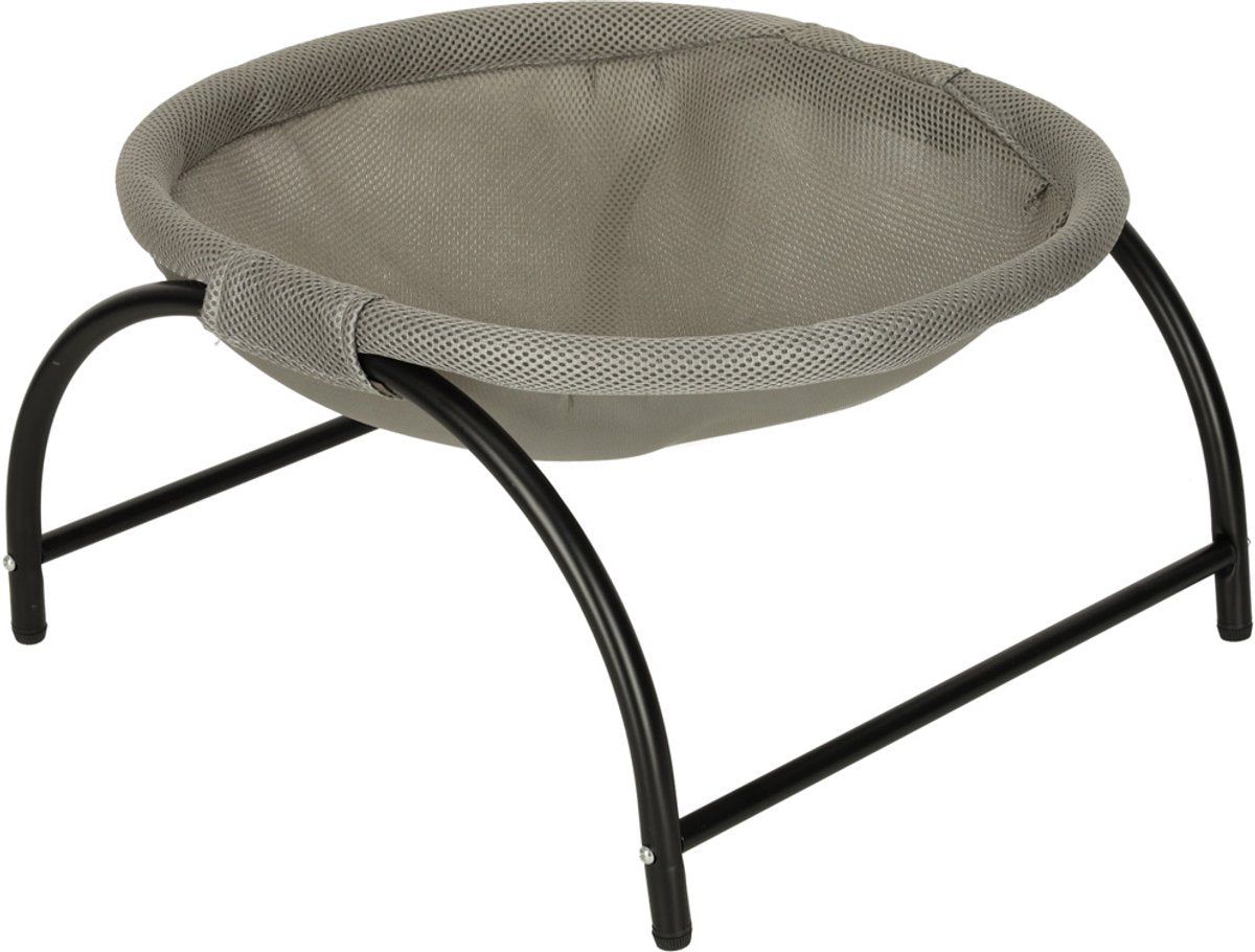 Kattenhangmat op Pootjes – Afmetingen 44 × 33 × 4 cm,Verhoogd Kattenbed Nestvorm – Ademend & Comfortabel – Voor Binnen, Buiten & Reizen