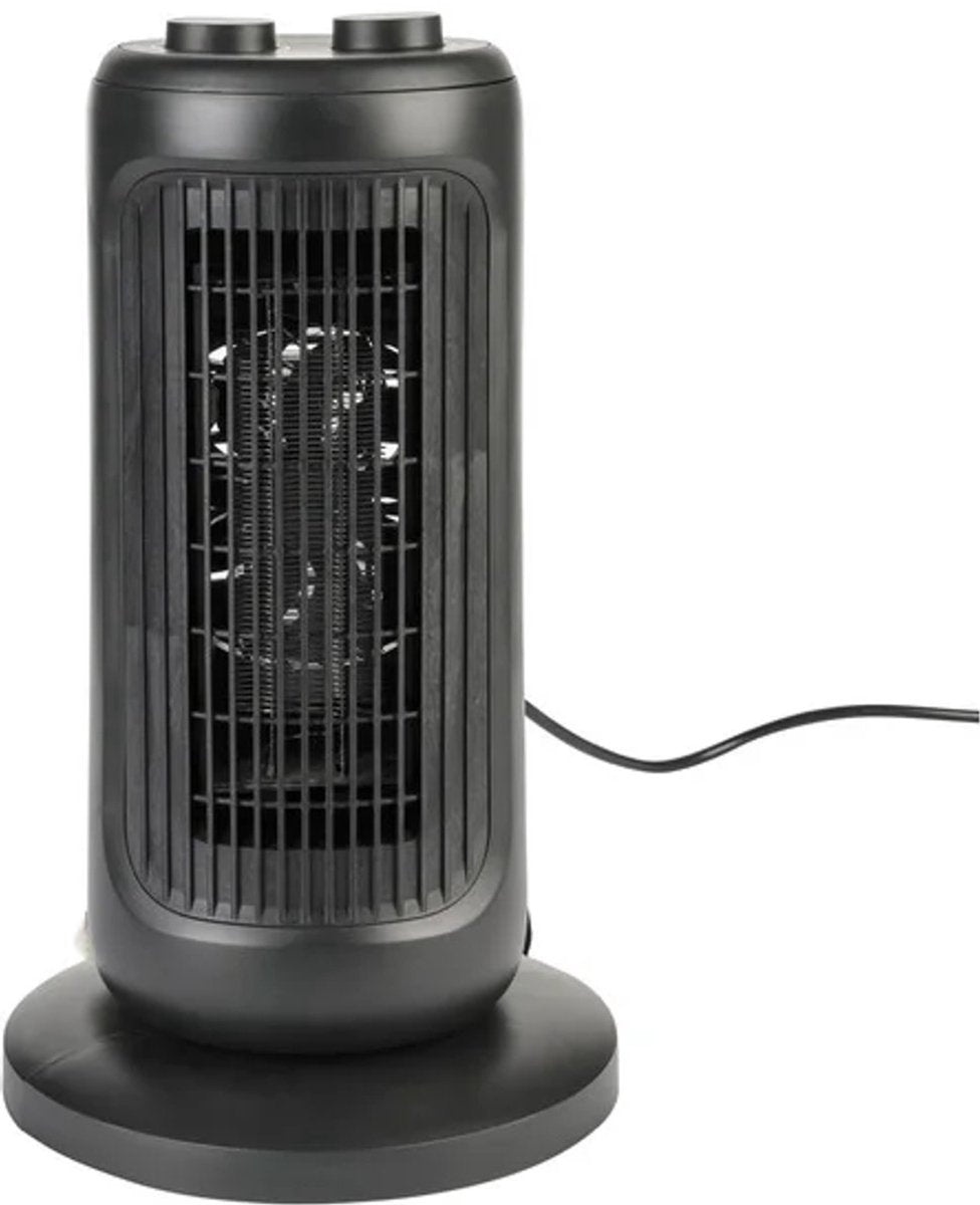 SILVERCREST® Torenventilator 1500 W - 2 Vermogensniveaus - Individueel regelbare temperatuurinstelling - Kantel en oververhittingsbeveiliging voor meer veiligheid - Met kabelopwikkeling